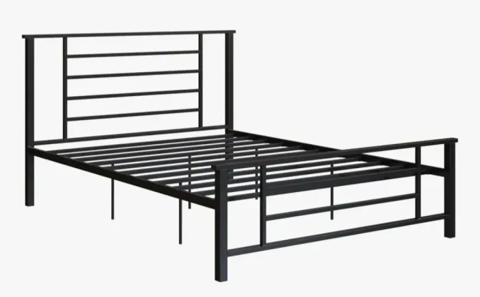 Cama queen em ferro modulado