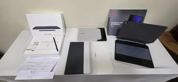 Samsung tablet / Tab S6 Lite 128GB completo / com teclado original inteligente p Samsung