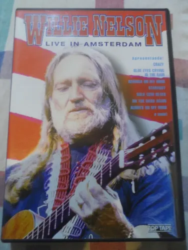 DVD Willie Nelson Live in Amsterdam DVD nacional e original