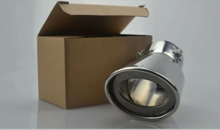 Ponteira Aço Inox Para Carros Com Escapamento Reto e Curvado