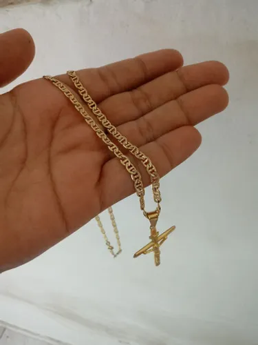 Corrente+Pingente de Jesus Semi novo