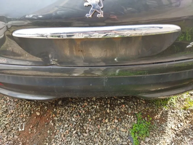 Régua porta mala Peugeot 207 cromada