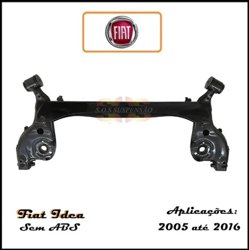 Eixo Traseiro Fiat Idea Com e Sem ABS 