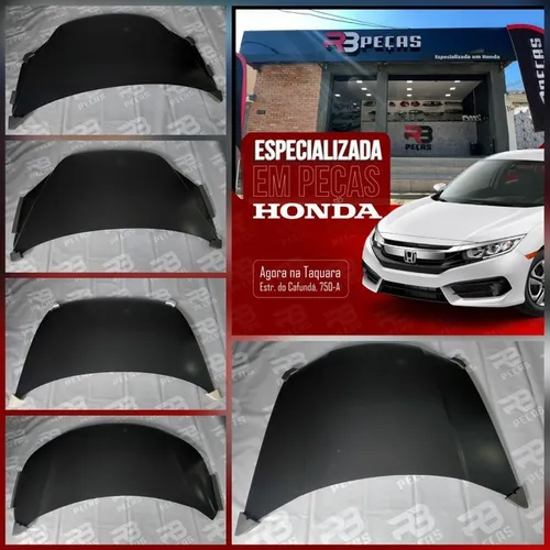 Capô Tampa do Motor Honda Civic 2001 2002 2003 2004 2005 2006