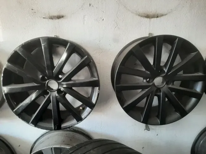 Roda aro 17 Saveiro Power Preta fosca jogo 4x100
