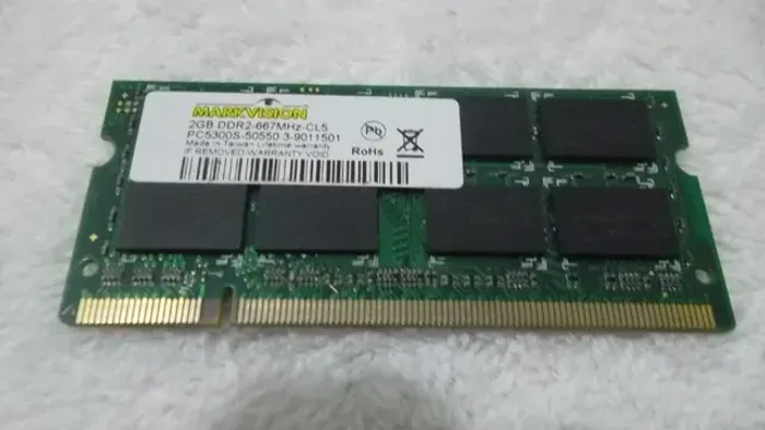 Memória RAM p/ note 800 mhz ddr2 2GB várias marcas