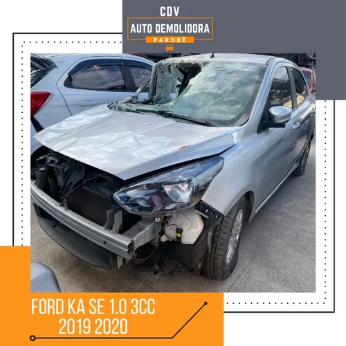 Sucata Ford KA SE 1.0 3 cilindros 2019 2020 Disponível Para Venda de Peças