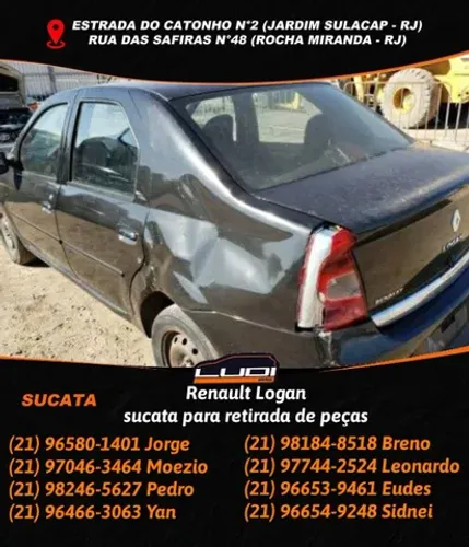 Renault Logan sucata para retirada de peças