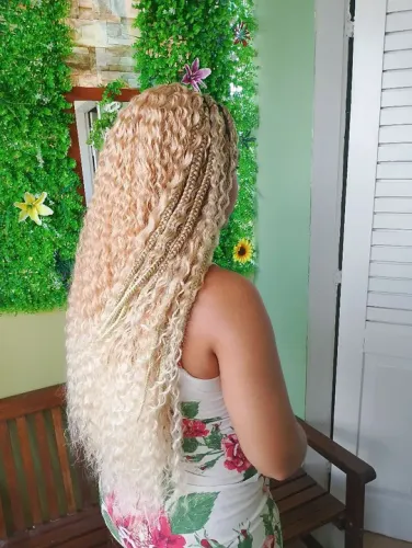 Desing em trança e mega
