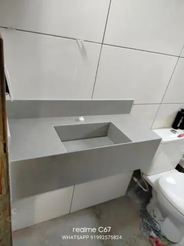 Pias e nichos esculpido em porcelanato