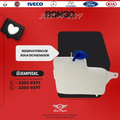 reservatorio de agua do radiador - kia bongo