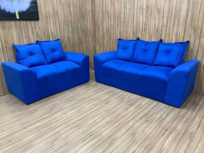 Sofá Vinho 2 e 3 Lugares/ Suede 