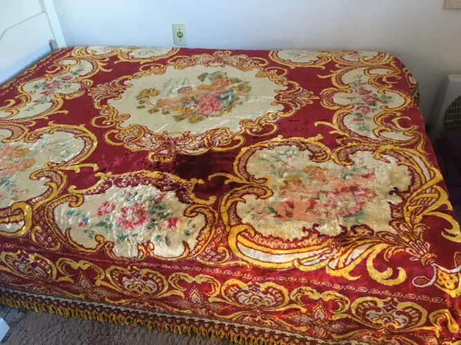 Colcha de casal tapeçaria 