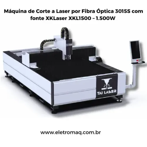 Maquina Laser de Corte Metal - Fiber Laser 1500w 