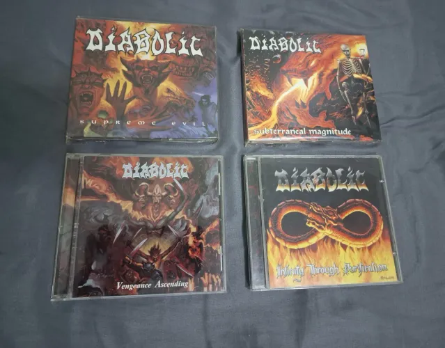 Diabolic (death metal EUA) cd's originais