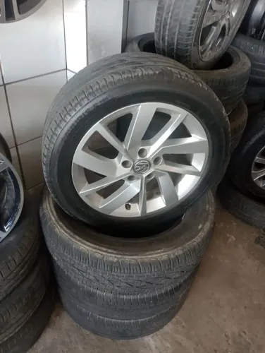 Rodas Aro 17 Jetta 5x112 +Pneus 225 5017