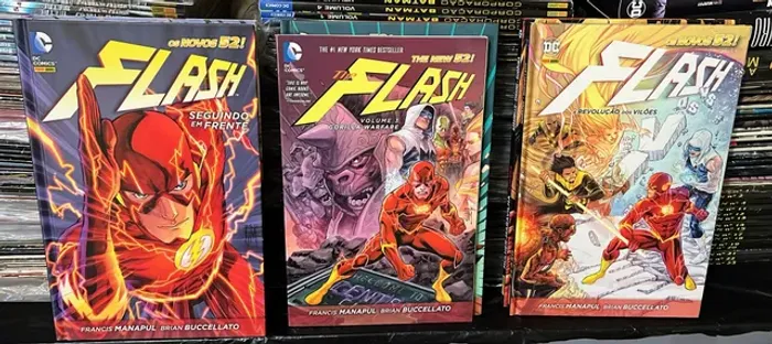Flash os novos 52, Seguindo Em Frente, A Revolução dos Vilões, Gorilla Warfare.
