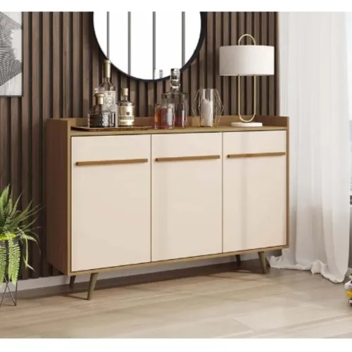 BUFFET QUARTZO 3 PORTAS E 2 PRATELEIRAS ns22