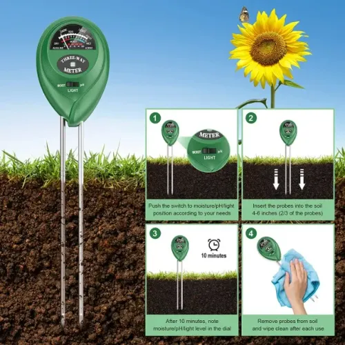 Medidor De Ph Terra Solo Luminosidade Umidade Jardim Planta Arduino Automação COD-AP135