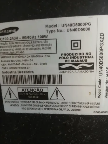 Tv samsung 40 Led nao e smarty com defeito 120,00