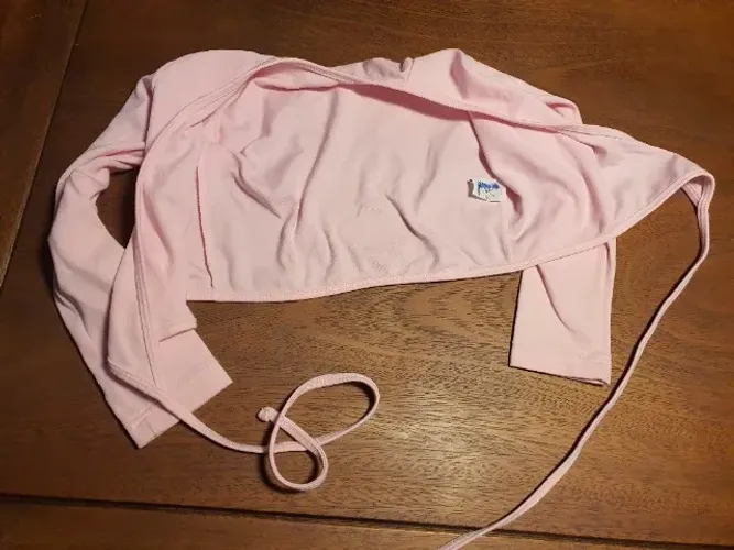 Bolero de balé infantil tamanho M com enfeite de cabeça