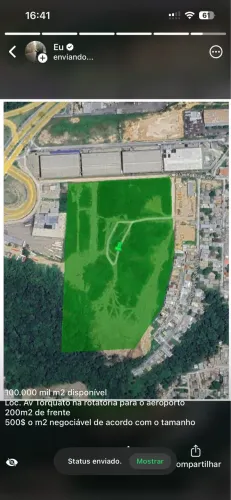 Terreno com 100.000 mil m2 bem localizado