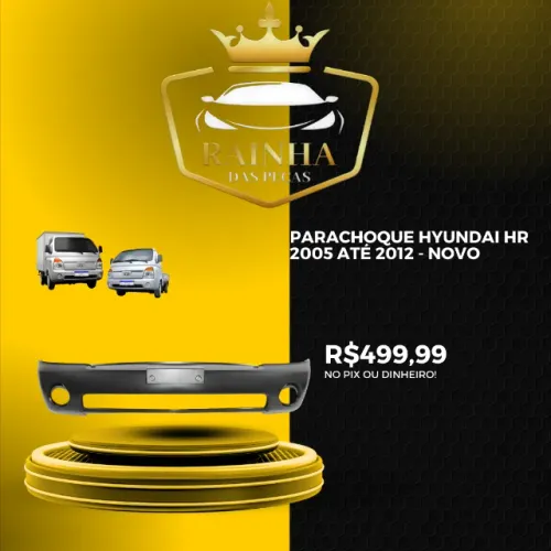 Parachoque Hyundai Hr 2005 até 2012 - NOVO