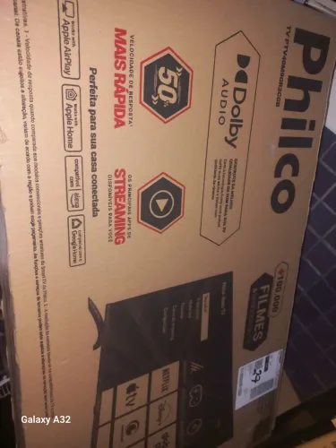 TV PHILCO ROKU 40 POLEGADAS COM 10 DIAS NA CAIXA 1 ANO GARANTIA 