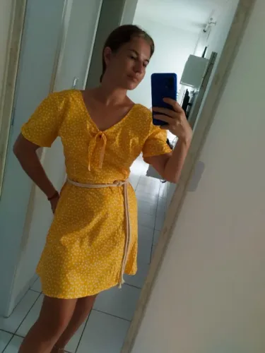 Vestido amarelo G