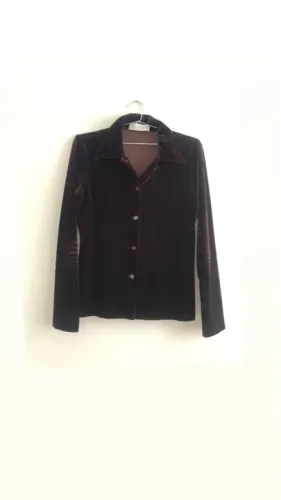 Blusa em veludo tamanho P