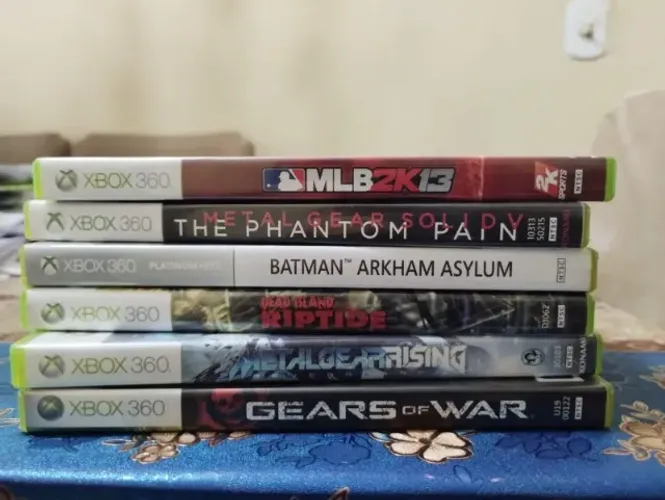 6 Jogos de Xbox 360 originais em boas condições