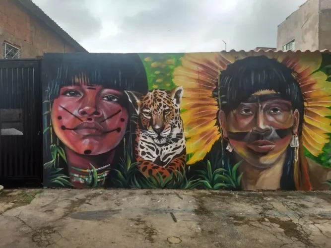 Pintura artística comercial grafite