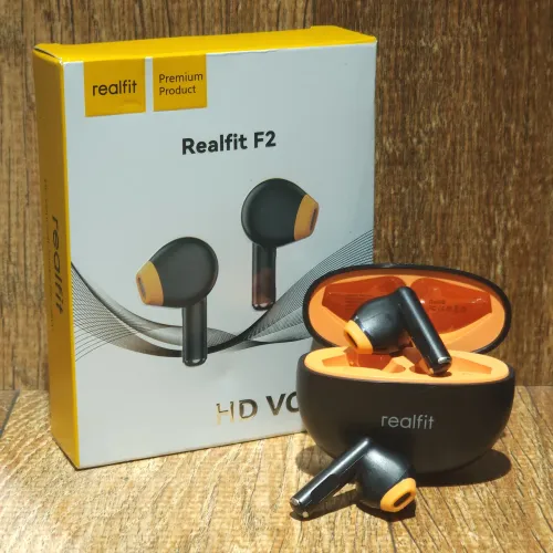Fone de Ouvido Bluetooth Realfit F2 Excelente Qualidade Preto