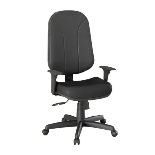 Cadeira Presidente Plus Escritório Braços Reguláveis Corino Preto Conforto Extra Top 32975