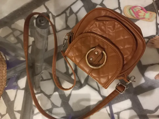 Bolsa de Ombro Feminina Marrom