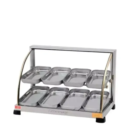 ESTUFA 8 BANDEJAS ELÉTRICA VIDRO CURVO OURO EF2282 MARCHESONI