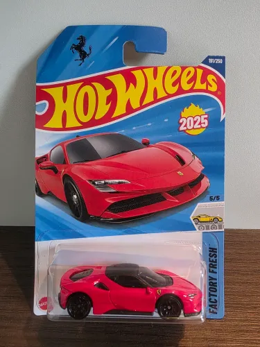 1/64 Hot wheels Ferrari sf90 vermelho