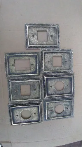 Chapa tampa interruptor tomada metal 