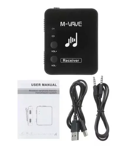 RECEPTOR M-VAVE WP10 - Monitor de Palco Sem Fio<br>