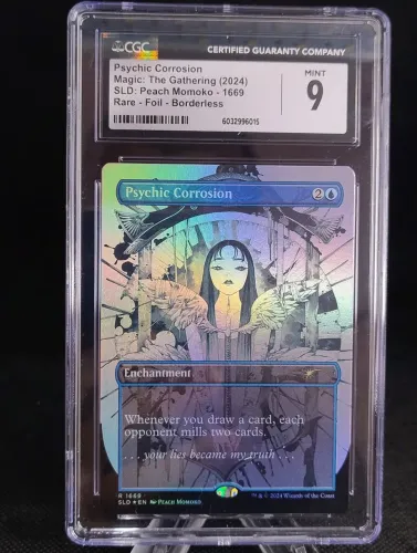 Psychic Corrosion Peach Momoko Foil Graded Magic The Gathering