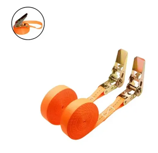 Kit 2 Cinta De Amarração Com Catraca 2.5cm 5m 250kg Bomvink