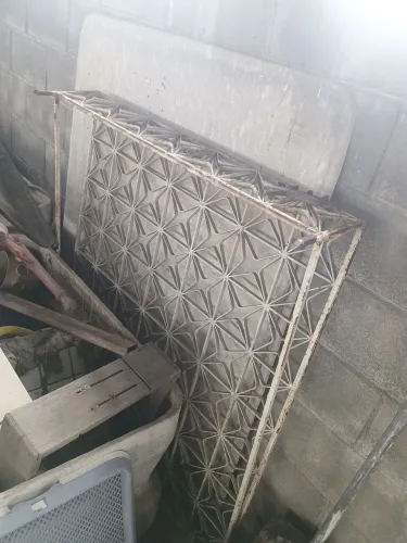Grade de proteção de ferro quadrada pra sua decoração !!!