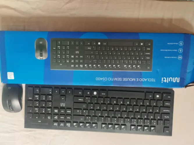 Teclado e mouse sem fio CS400