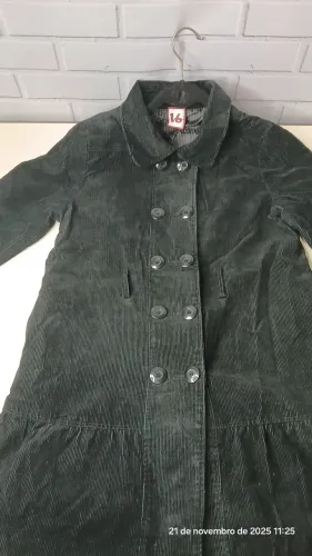 Casaco Preto Tamanho: 16