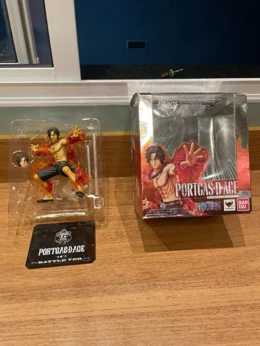 Action Figure Bandai Figuarts Zero One Piece Portgas D Ace Battle Version Original