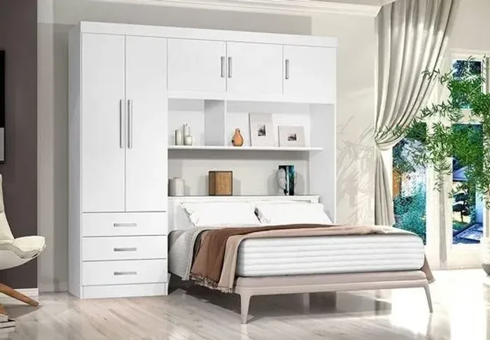 *Guarda Roupa Cabeceira Casal Cancun 