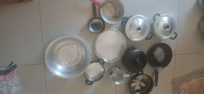 VASILHAS DE ALUMÍNIO VARIADAS