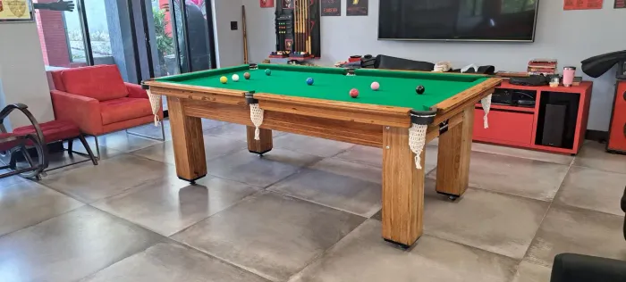 Mesa de sinuca é de ficha 