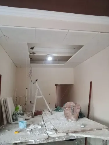 Rebaixamento e parede 3d gesso