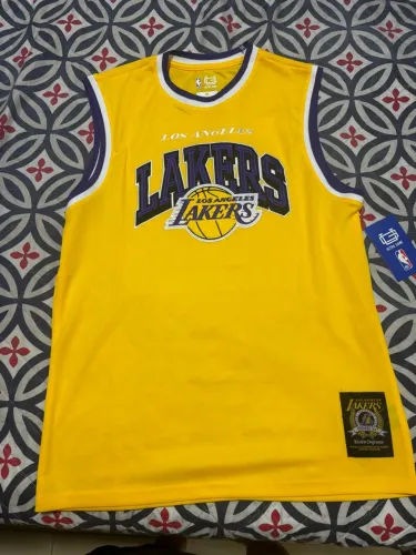 Camisa basquete Lakers Amarela - NBA